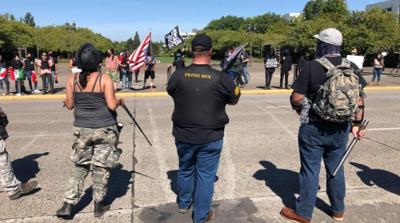 Trump Supporters Rally Near Portland and at Oregon Capitol