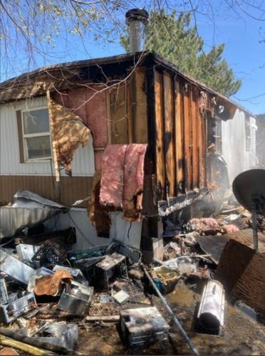 Crews Knock Down Mobile Home Fire That Started in Yard in Cold Springs ...