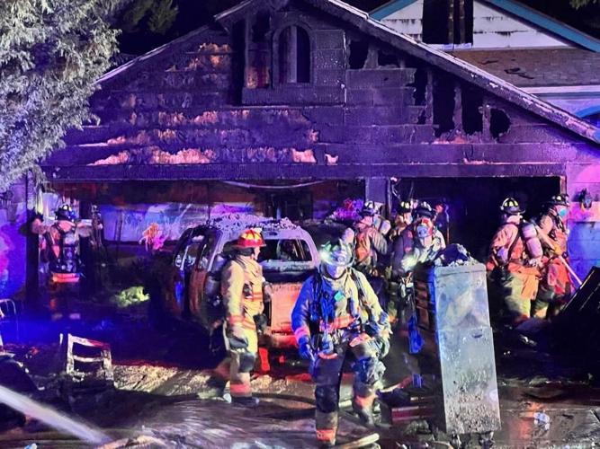 Family of four displaced after garage fire in northwest Reno