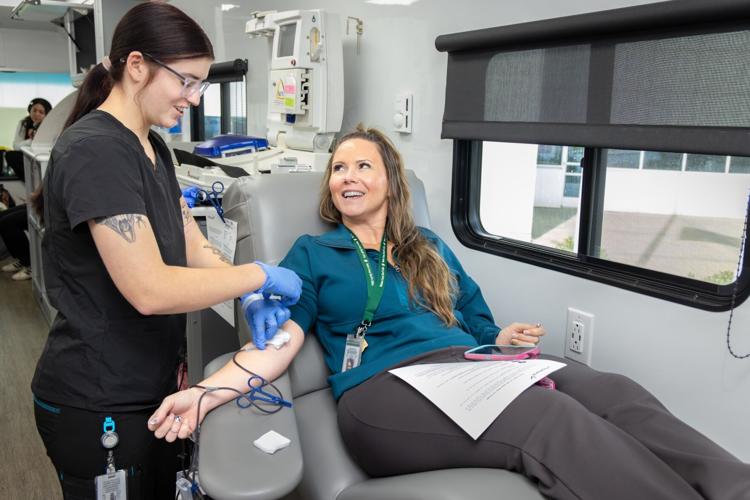 WCSO donating blood