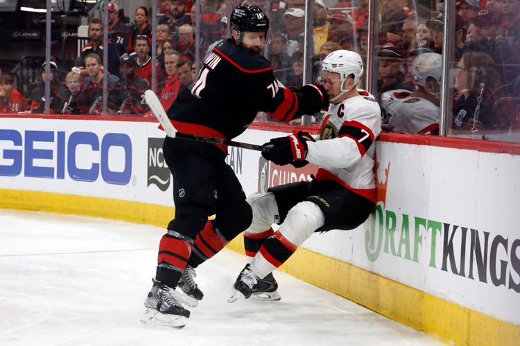 Senators Hurricanes Hockey