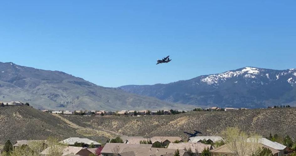 Nevada Air National Guard Conduct Area Flyover to Honor Frontline Workers