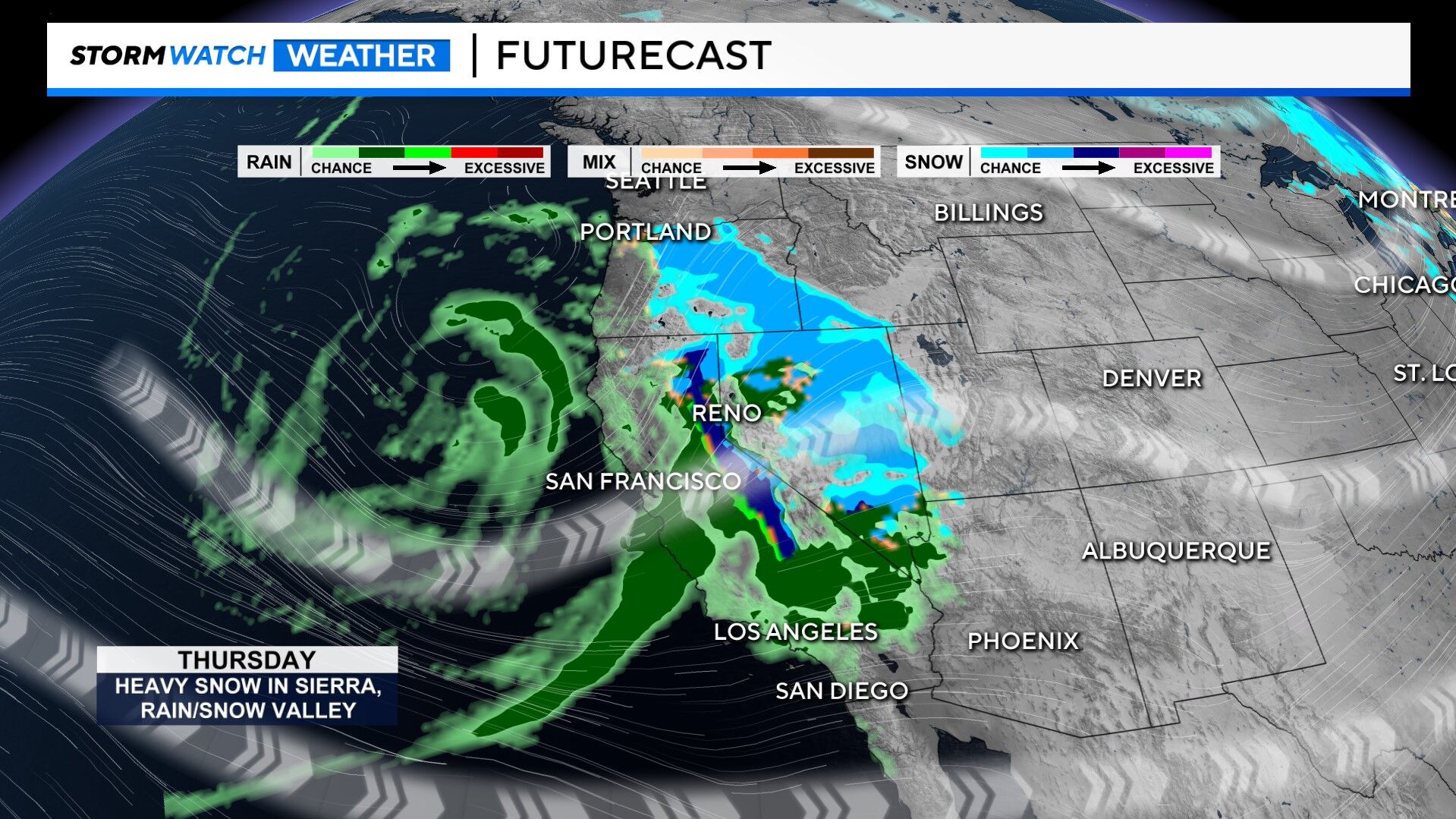 Strong storm will bring snow to the Sierra and valley this week ...