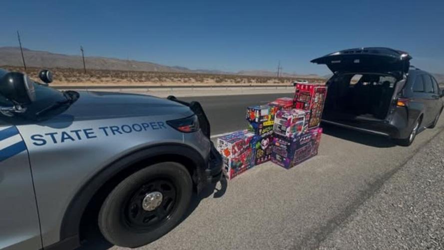 Illegal fireworks are illegal in Nevada