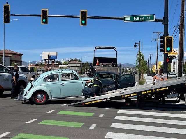 Oddie Blvd. rollover
