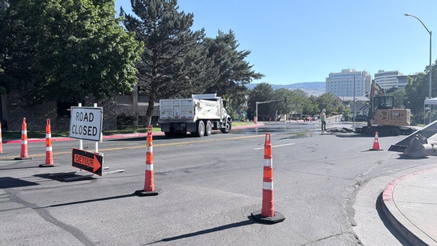 Water main break Ryland 1