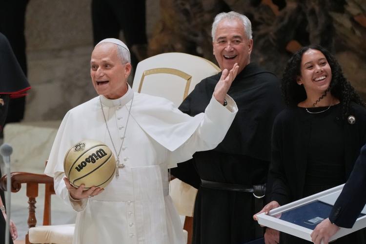 APTOPIX Vatican Pope US Universities