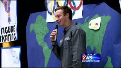 Local Olympian Visits Reno School Before Heading to Sochi