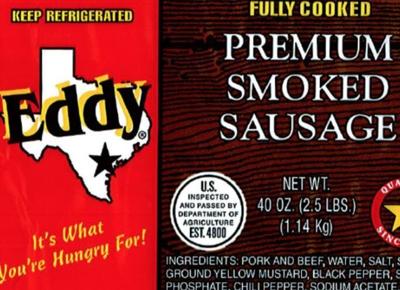 Texas Company Recalls Nearly 25 Tons of Smoked Sausage Items