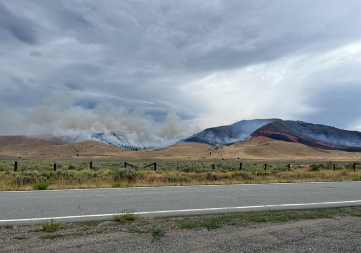 Elephant Fire smoke
