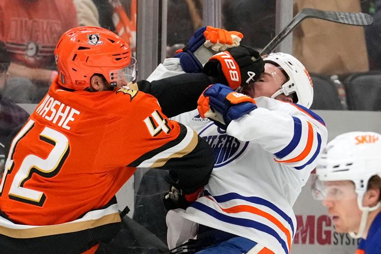 Oilers Ducks Hockey