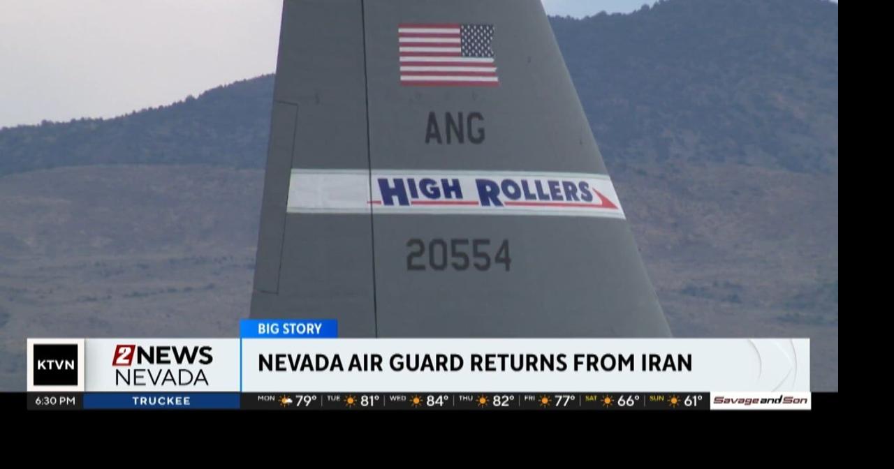 Nevada Air Guard High Rollers Return to Reno Following Deployment in Iran