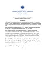 CPSC rocker statement