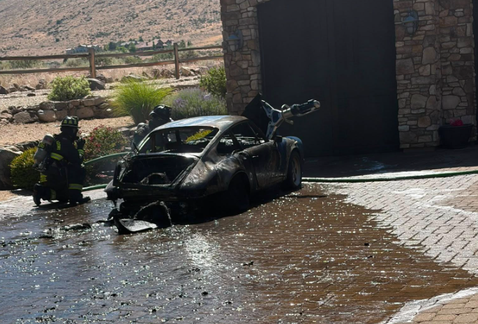 Porche fire ArrowCreek 2