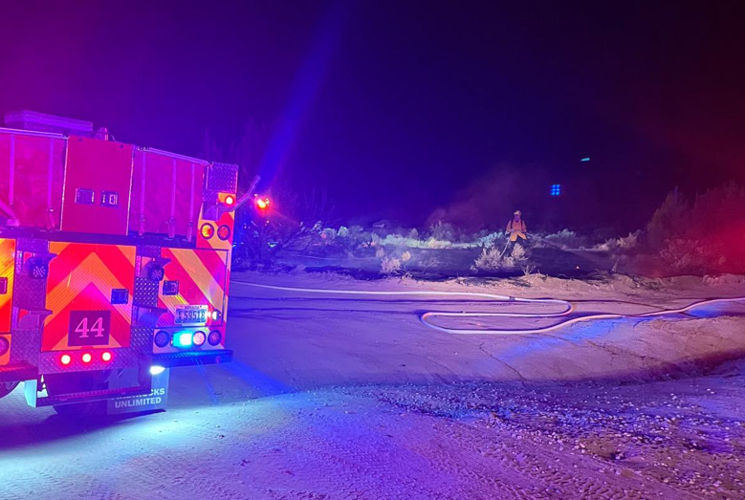 Sun Valley fire, Chimney Drive 1