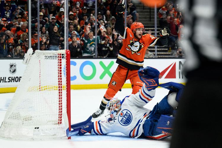 Oilers Ducks Hockey
