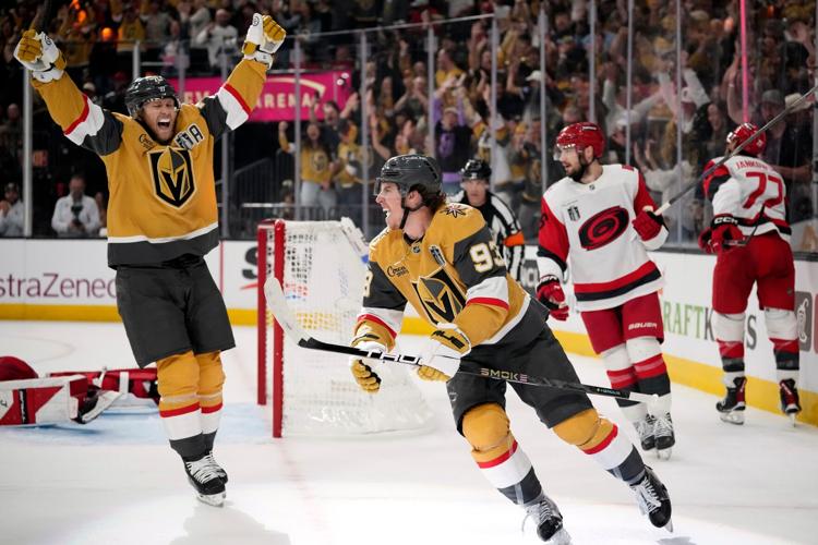 Stanley Cup Hurricanes Golden Knights Hockey