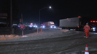 I-80 closures cause trucker delays - Photo