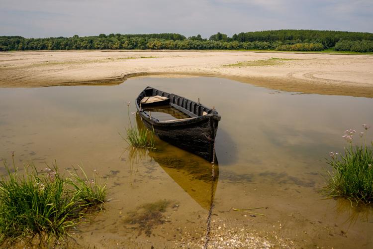 APTOPIX Romania Extreme Weather Danube Drought