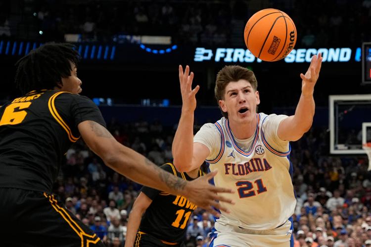 NCAA Iowa Florida Basketball