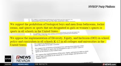 NVGOP Amends Platform to Oppose Trans Athletes, more