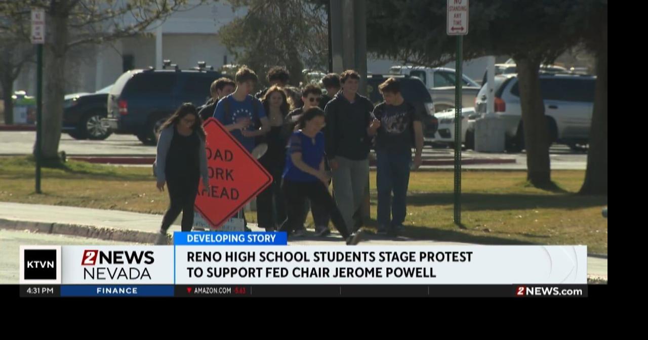 Small group of Reno High School students voice their support for fed ...