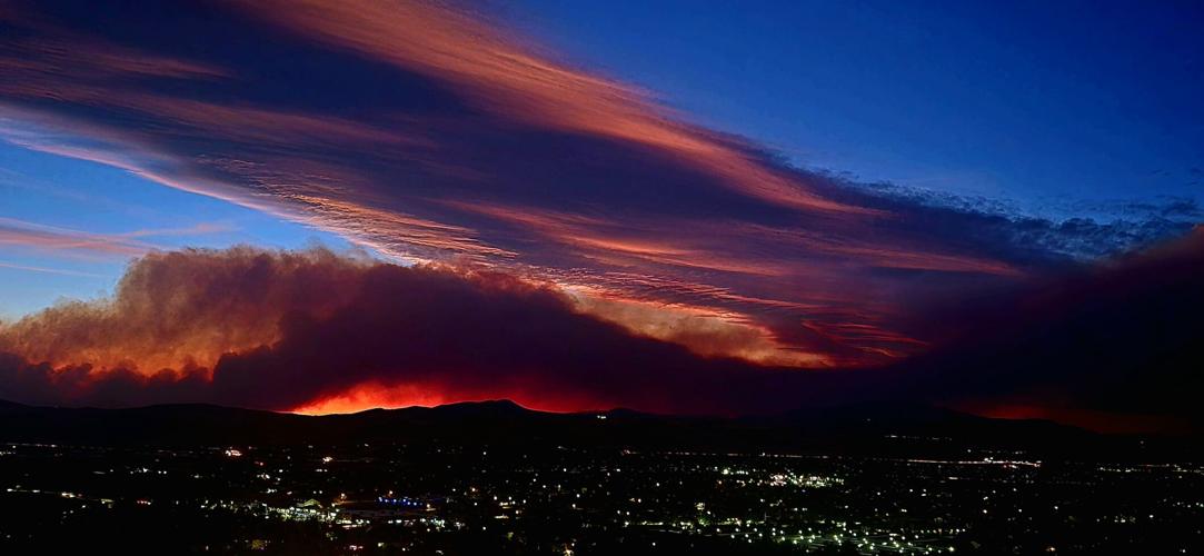 Viewer Submission - Nighttime photo of Hawk Fire from Spanish Springs Mike Kramer.jpg