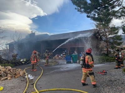 House Fire Near Silver Knolls Boulevard Caused By Hot Ashes