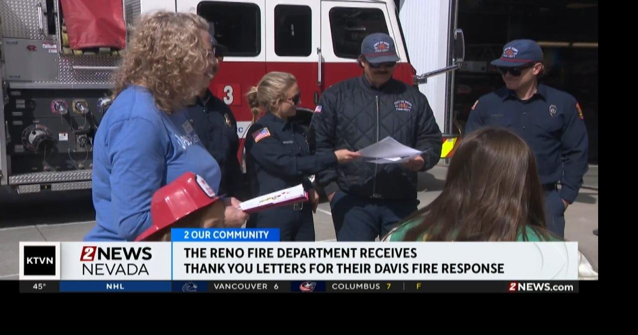 Reno Fire Department gets thank you letters for Davis Fire response ...