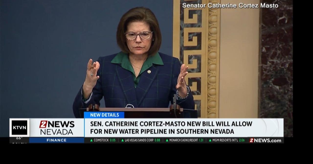 Senator Catherine Cortez Masto says she helped pass a bill to help ...
