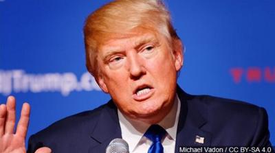 The Latest: Arizona officers disperse Trump protesters
