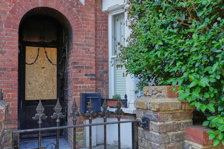 Britain London Starmer Fire
