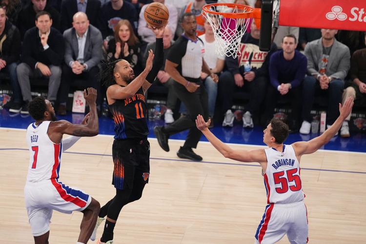 Pistons Knicks Basketball