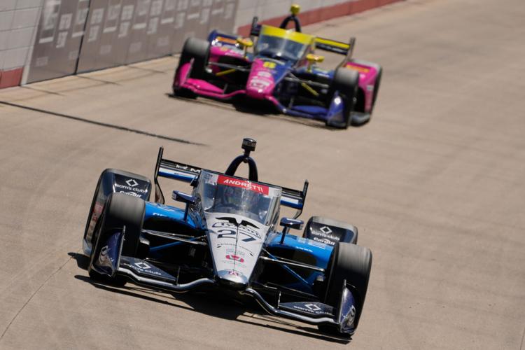 IndyCar Pushing Buttons Auto Racing