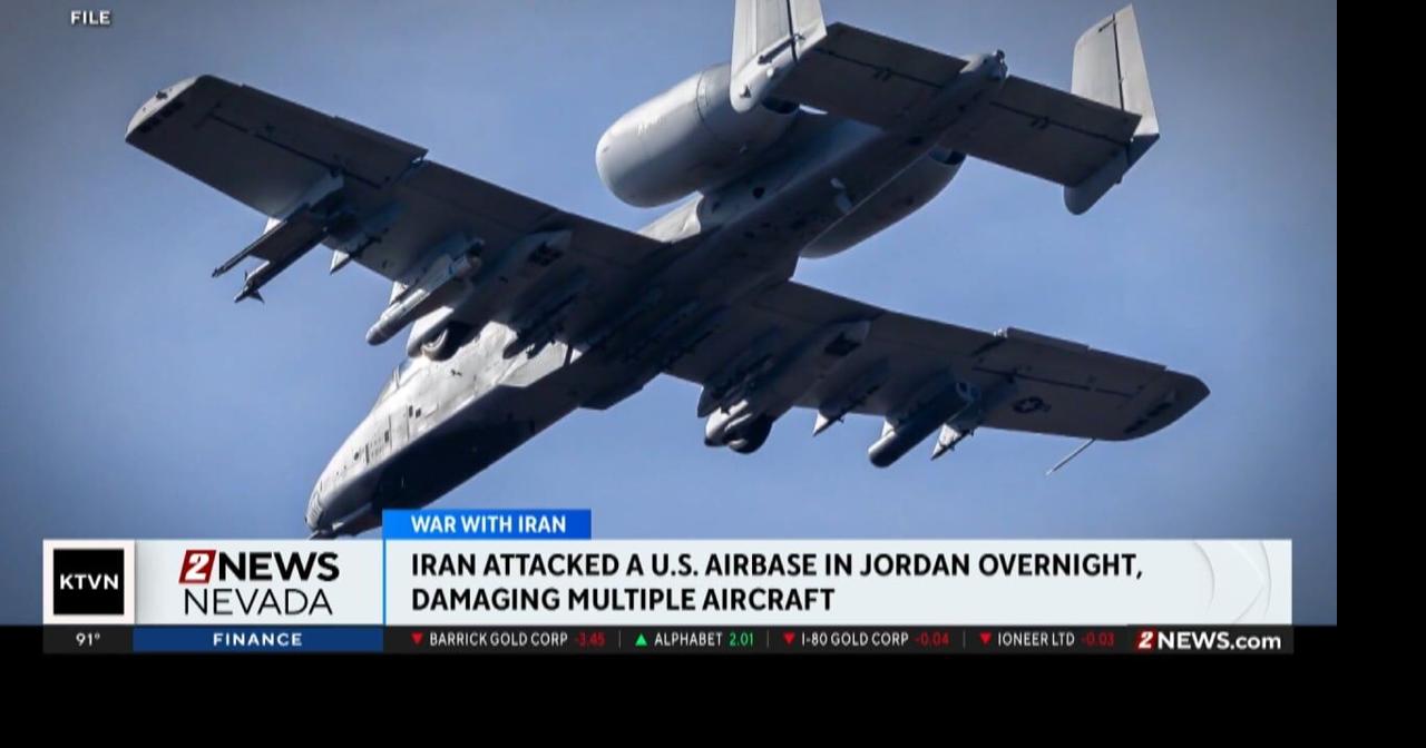 Iran launched an assault on a base in Jordan during the night.