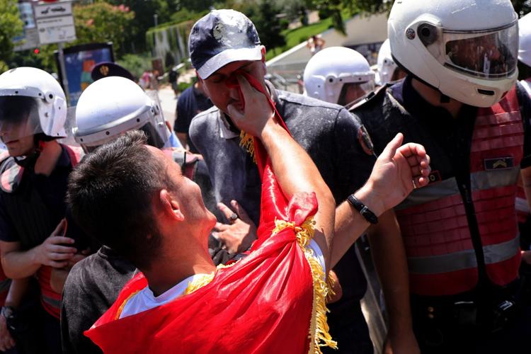 Albania Protest
