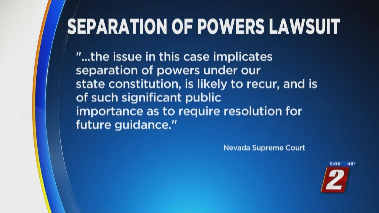 NV Supreme Court Rules On Separation Of Powers Lawsuit | News | 2news.com