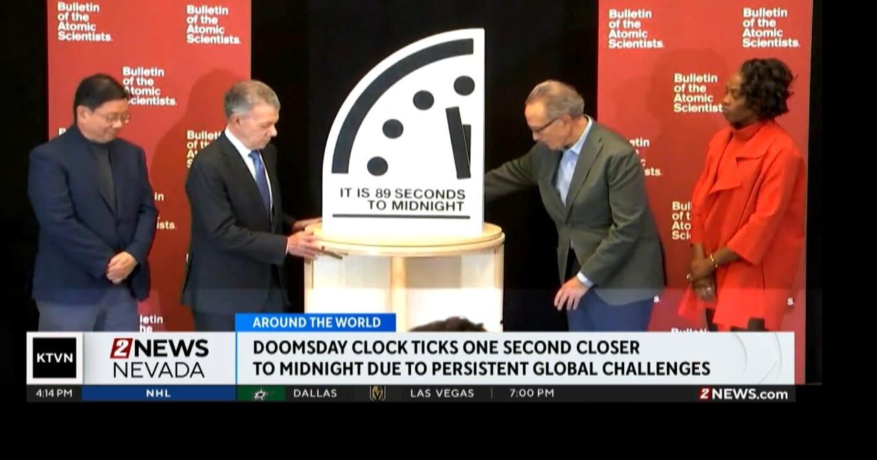 'Doomsday Clock' moves closer to midnight amid threats of climate ...