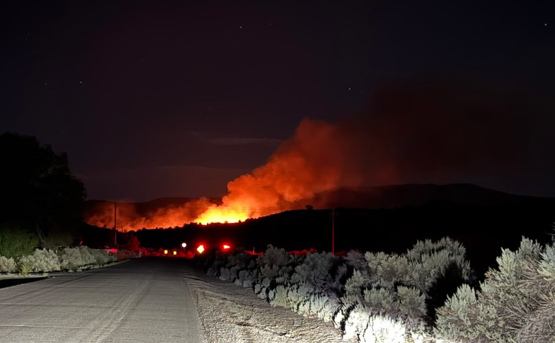 Fire in Lemmon Valley