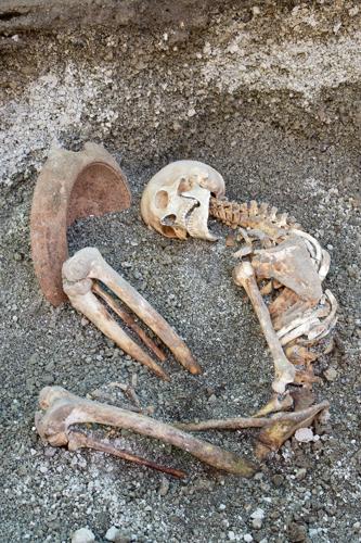 Italy Pompeii AI Portrait