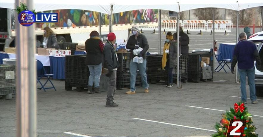 Share Your Christmas Drive-By Food Drive Grand Donation Totals