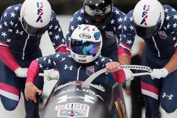 Olympics Bobsledding US Del Duca