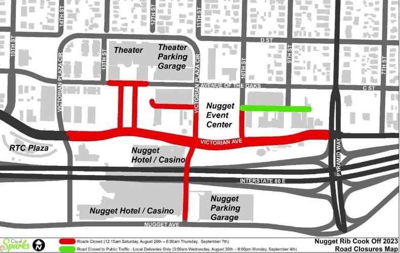 Rib Cook Off Closures Map