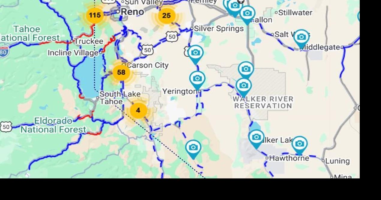 Extensive chain controls and some closures in place across the region ...