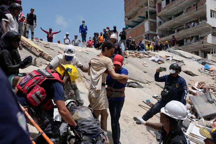 APTOPIX Venezuela Earthquake