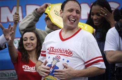 Joey 'Jaws' Chestnut Wins Annual Hot Dog Eating Contest
