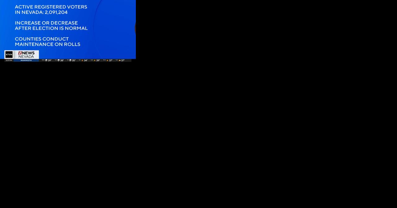 Secretary of State Aguilar announces a decrease in registered voters | Local News – KTVN