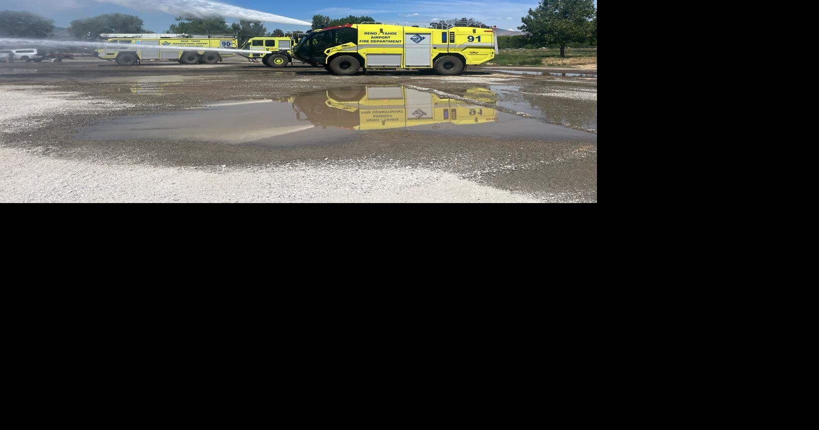 Reno Fire Department training on aircraft fires | Local News | 2news.com