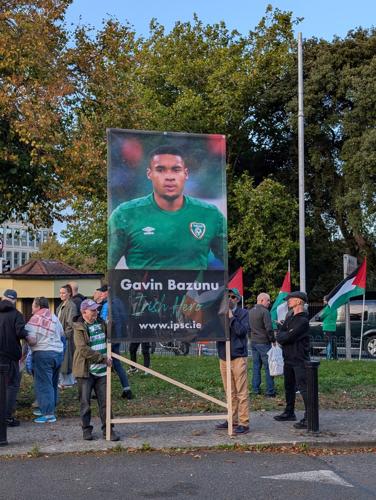 Ireland Israel Protests Soccer