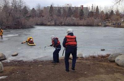 Crews Rescue Boy Stuck on Lake Island at Paradise Park